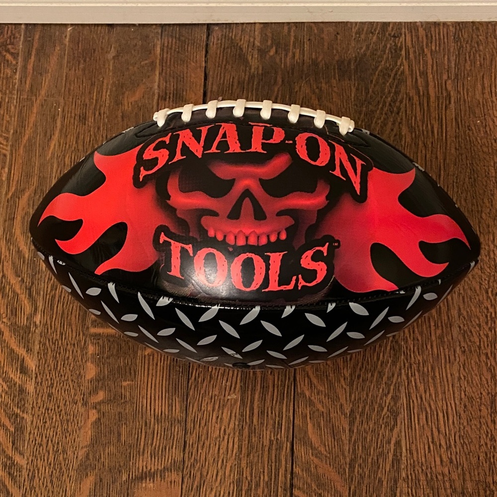 Snap-on Tools Red & Black Graphic Football